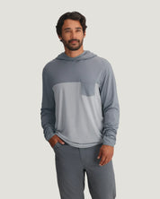 Free Fly Men's Bamboo Hybrid Hoodie
