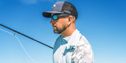 Costa Fantail Pro Sunglasses - Matte Black Frame with Green Mirror Polarized Glass Lens