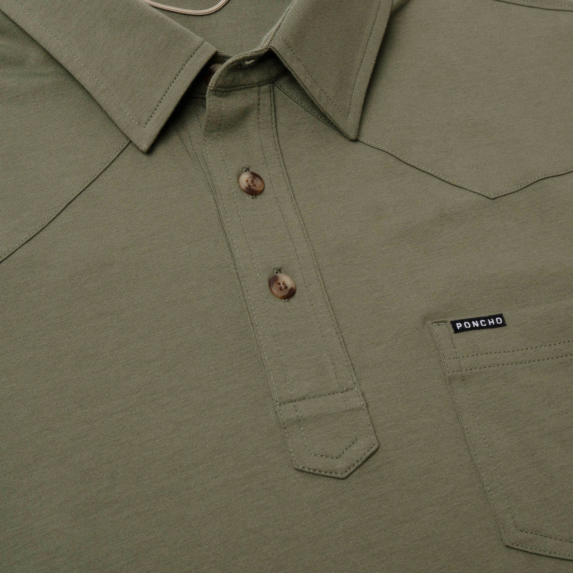 Poncho Outdoors - The Jalapeno Cream Cheese Short Sleeve Field Polo
