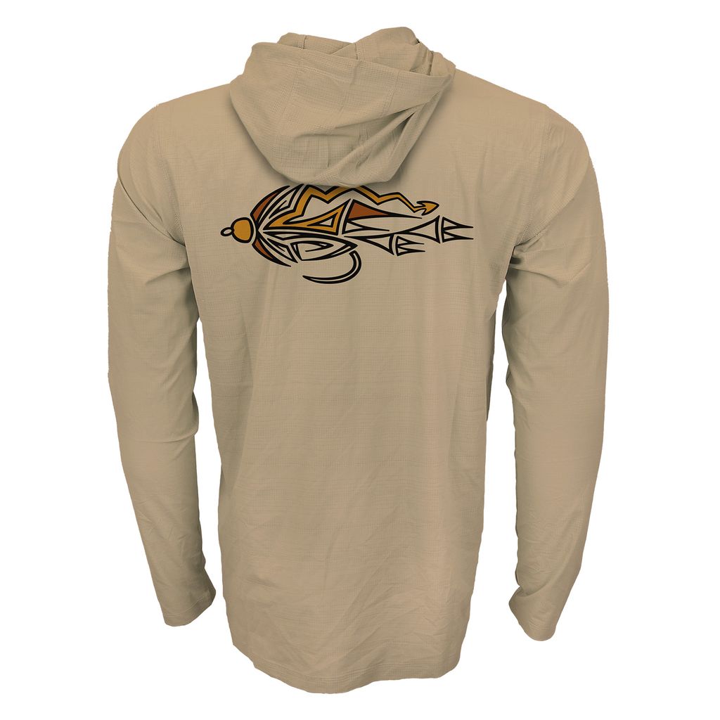 Rep Your Water Flolote Hooded Sun Shirt - Stream Bolt