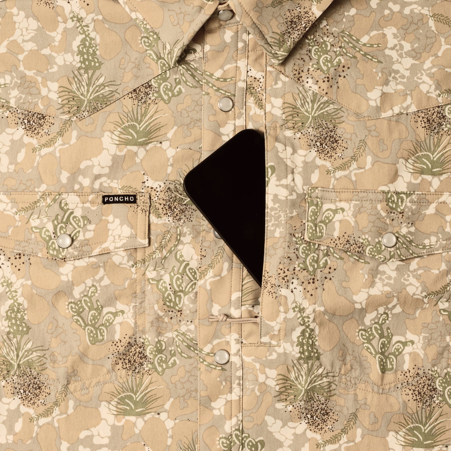 Poncho Outdoors Western Short Sleeve Shirt - The Carrizo