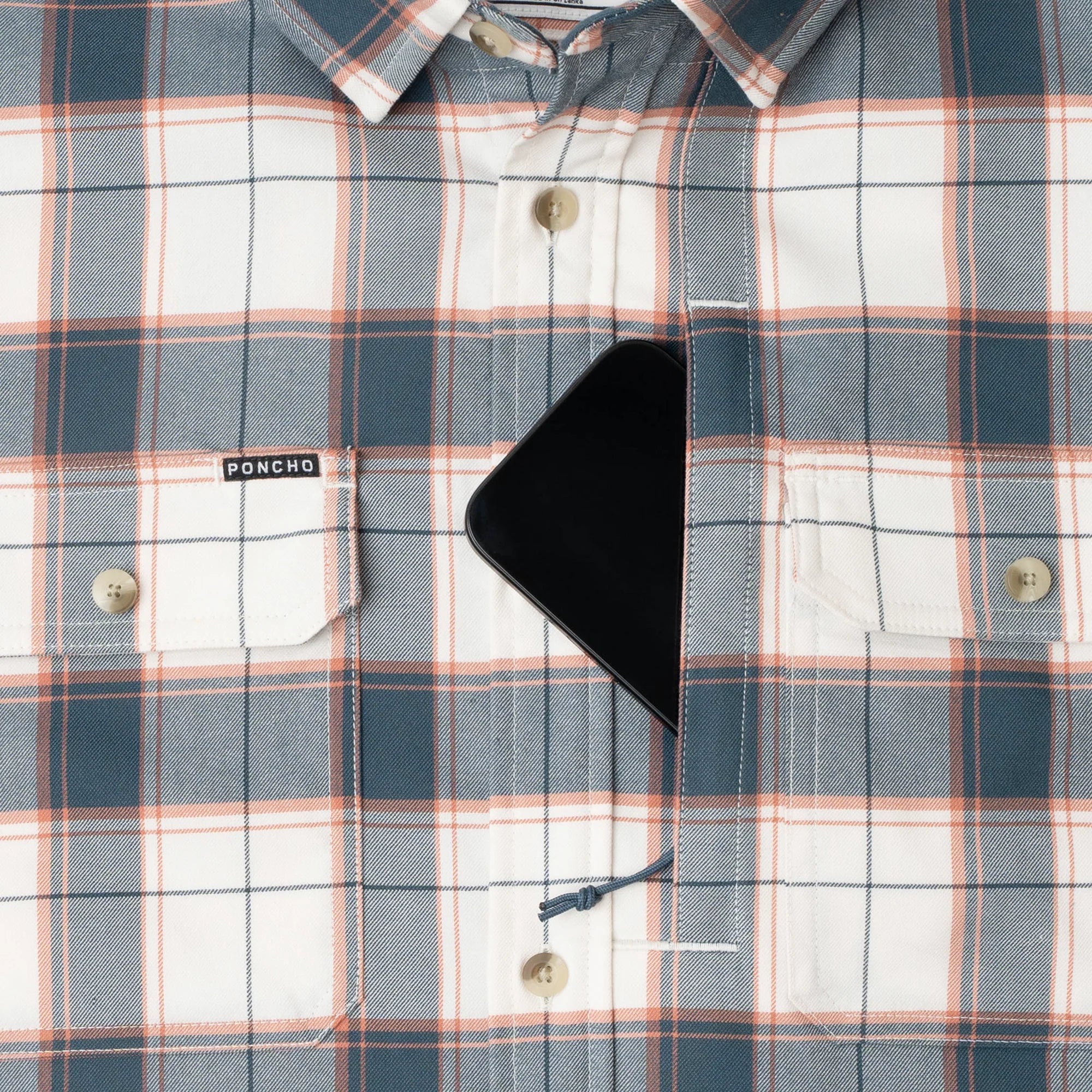 Poncho Outdoors Flannel Shirt - The Half Moon