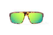 Bajío Greenland Sunglasses - Green Water Matte Frame with Green Mirror Polycarbonate Lens