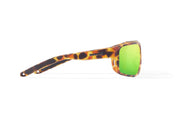 Bajío Greenland Sunglasses - Green Water Matte Frame with Green Mirror Polycarbonate Lens