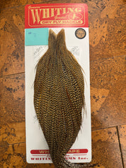Whiting Farms Rooster Dry Fly Cape - Bronze Grade