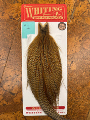 Whiting Farms Rooster Dry Fly Cape - Bronze Grade