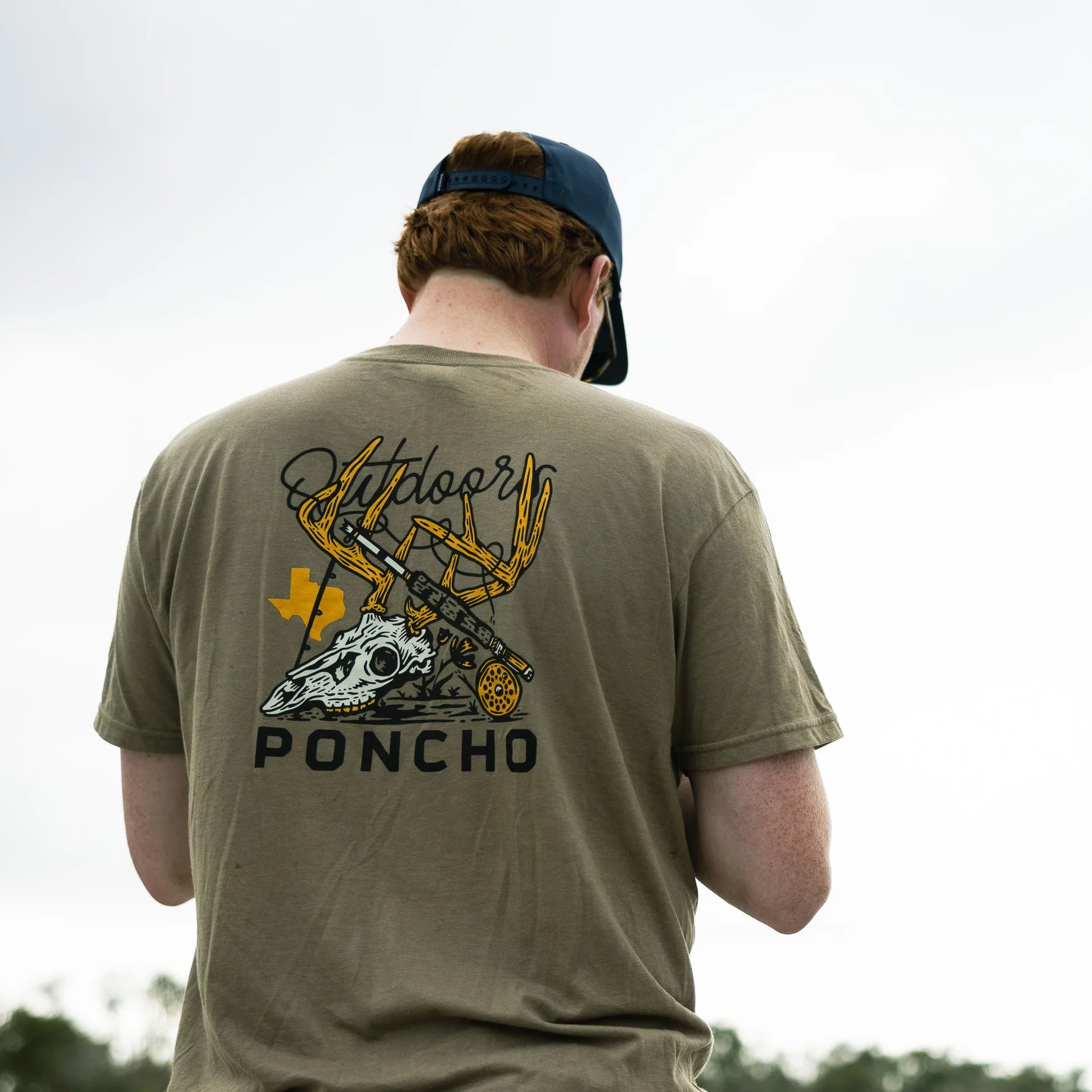Poncho Outdoors Tan Buck T-Shirt