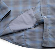 Howler Brothers H Bar B Tech Longsleeve - Kent Plaid: Tradewinds