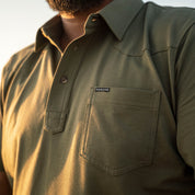 Poncho Outdoors - The Jalapeno Cream Cheese Short Sleeve Field Polo