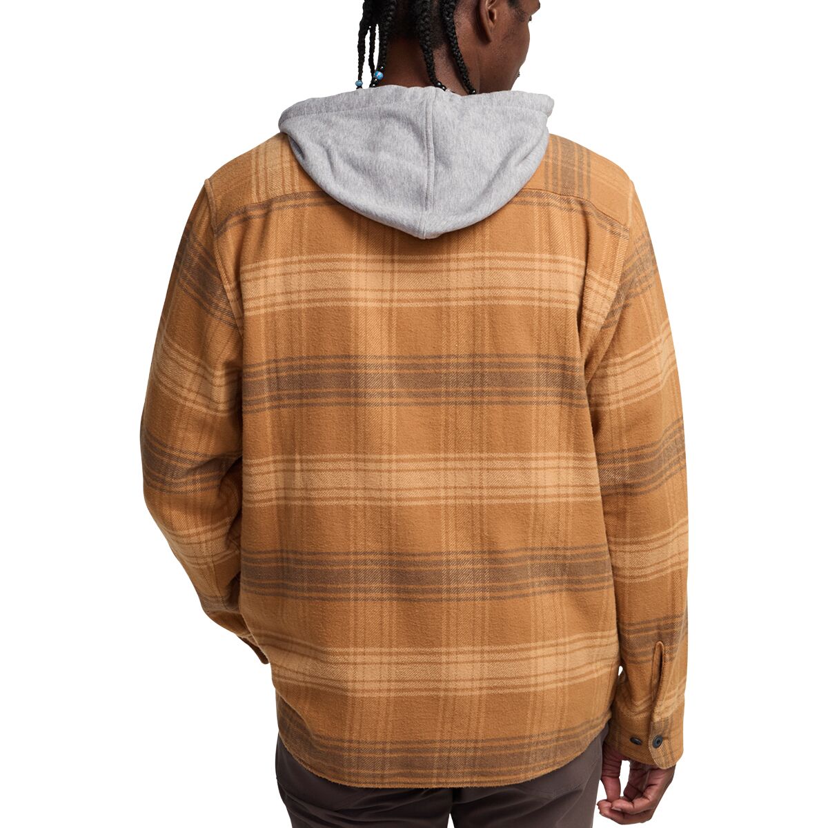 Howler Brothers Salvo Hooded Blanket Flannel - Mesa Plaid : Duck Brown