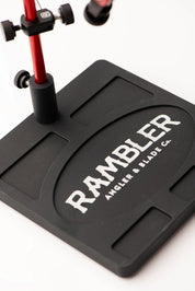 Rambler Co. Nomad Fly Tying Vise - Lightweight Travel Vise - Rambler Red