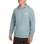 Howler Brothers Palo Duro Fleece Hoodie - Mountain Grid : Iron Blue