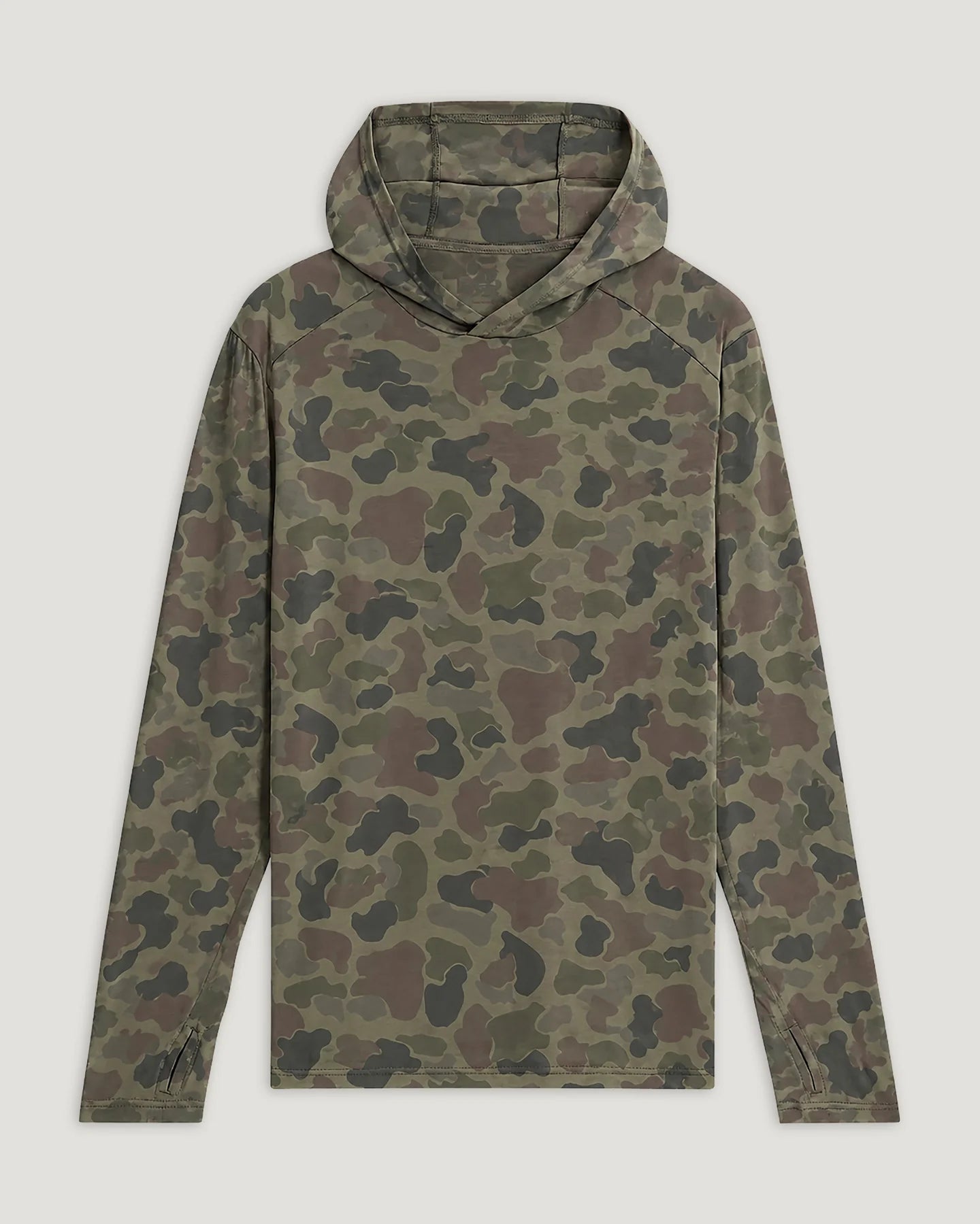 Free Fly Apparel Men's Bamboo Shade Hoodie - Vintage Camo Oil Green