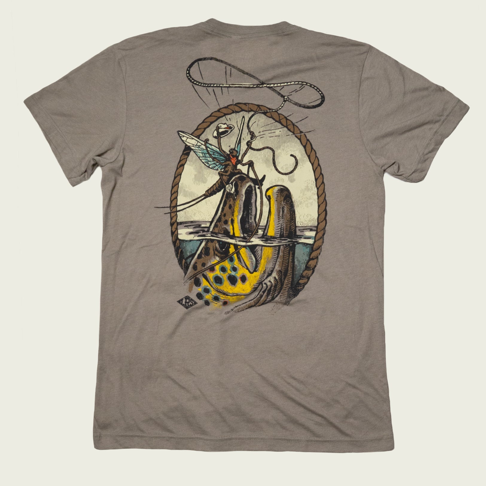 Lake Rivers Streams Mayfly Rodeo Tee