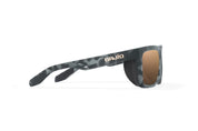 Bajio Palehorse Sunglasses - Black Tort Matte Frame | Copper Glass Lens