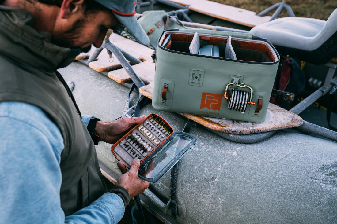 Fishpond  Tacky Pescador Fly Box - Medium - Clear - Burnt Orange