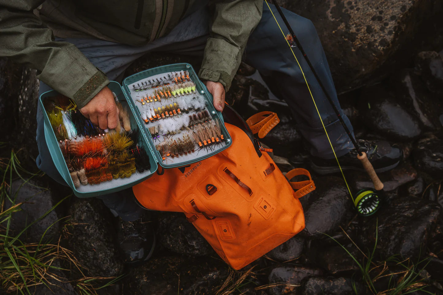 Fishpond Tacky Pescador Fly Box - XL - Dynamic Foam - Smoke Grey