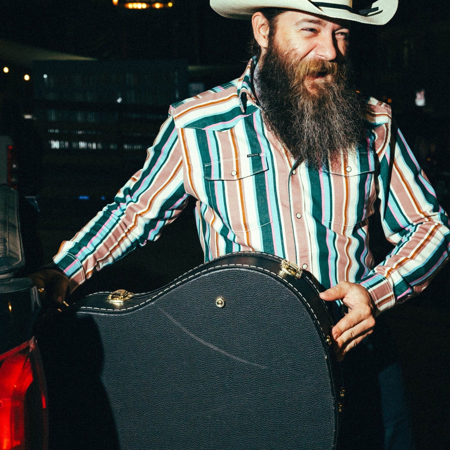Poncho Outdoors The Frontman Long Sleeve Denim Shirt