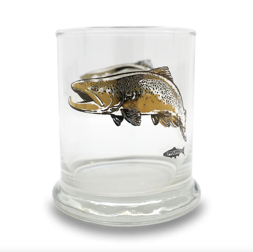 Rep Your Water - "The One" Metallic Print Lowball Glass
