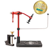 Rambler Co. Nomad Fly Tying Vise - Lightweight Travel Vise - Rambler Red