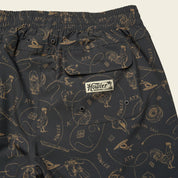 Howler Brothers Deep Set Boardshorts - Sea Rodeo : Antique Black