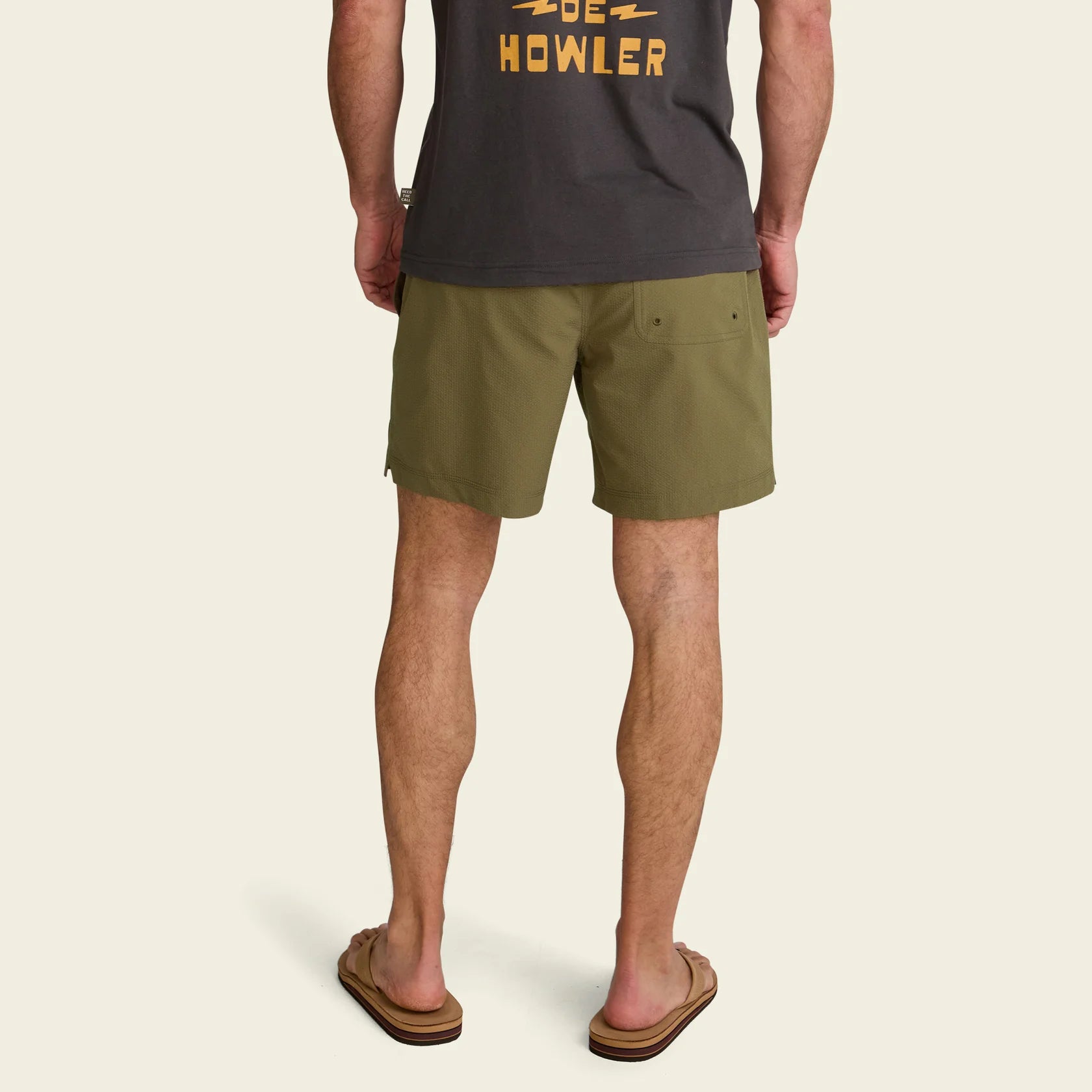 Howler Brothers Salado Shorts - Seersucker : Capers