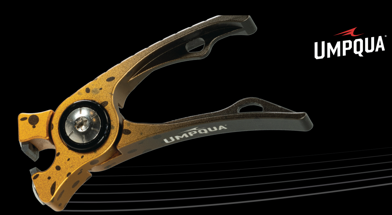 Umpqua River Run Trout Artist Nippers with Zinger