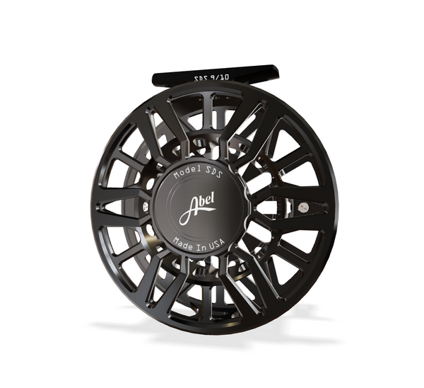 Abel SDS 9/10 Fly Reel | Ported Black