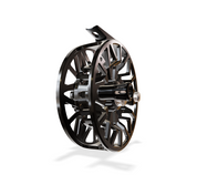 Abel SDS 9/10 Fly Reel - Ported Black Finish / Black Knob & Black Handle
