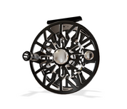Abel SDS 9/10 Fly Reel - Ported Black Finish / Black Knob & Black Handle