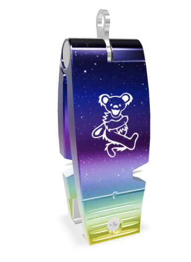 Abel Nippers - Northern Lights Fade with Dancing Bear Engraving