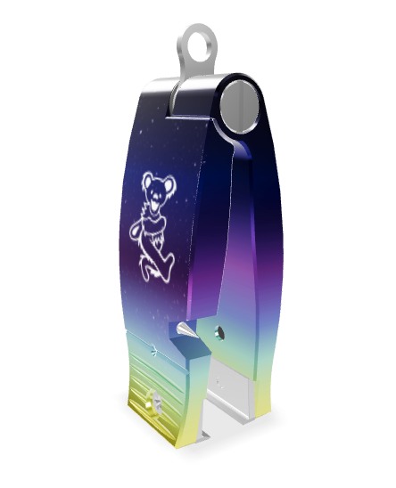 Abel Nippers - Northern Lights Fade with Dancing Bear Engraving