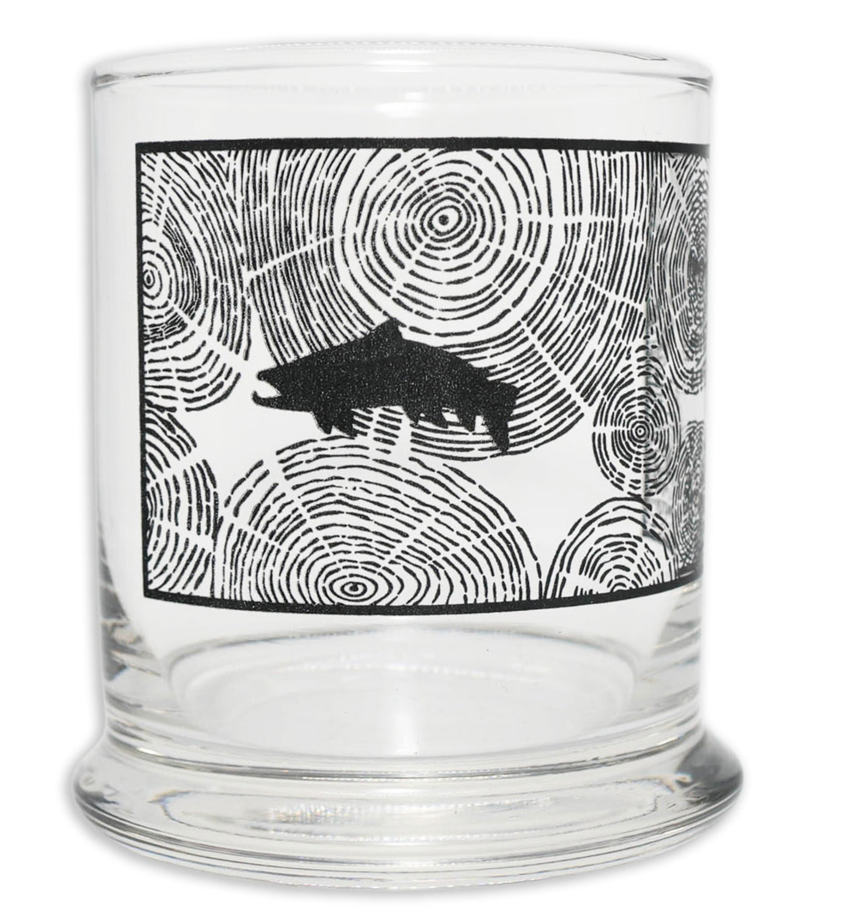 Rep Your Water Tree Rings Lowball Glass