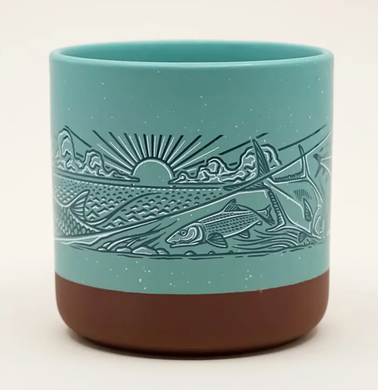 Casey Underoowd The Flats Mug - Blue