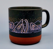 Casey Underoowd Midnight Risers Mug - Black