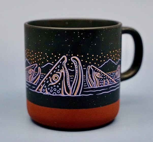 Casey Underoowd Midnight Risers Mug - Black