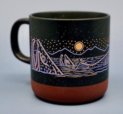 Casey Underoowd Midnight Risers Mug - Black
