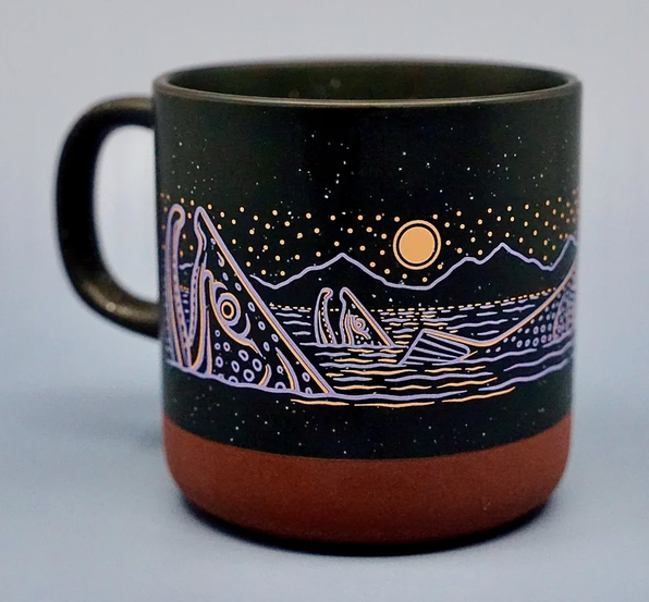Casey Underoowd Midnight Risers Mug - Black