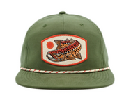 Casey Underwood Sun Brown Rope Hat - Sage w/ Speckled Rope