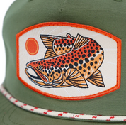 Casey Underwood Sun Brown Rope Hat - Sage w/ Speckled Rope