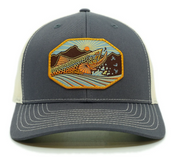 Casey Underwood Ridge Hatch Trucker Hat - Dusty Blue/Birch