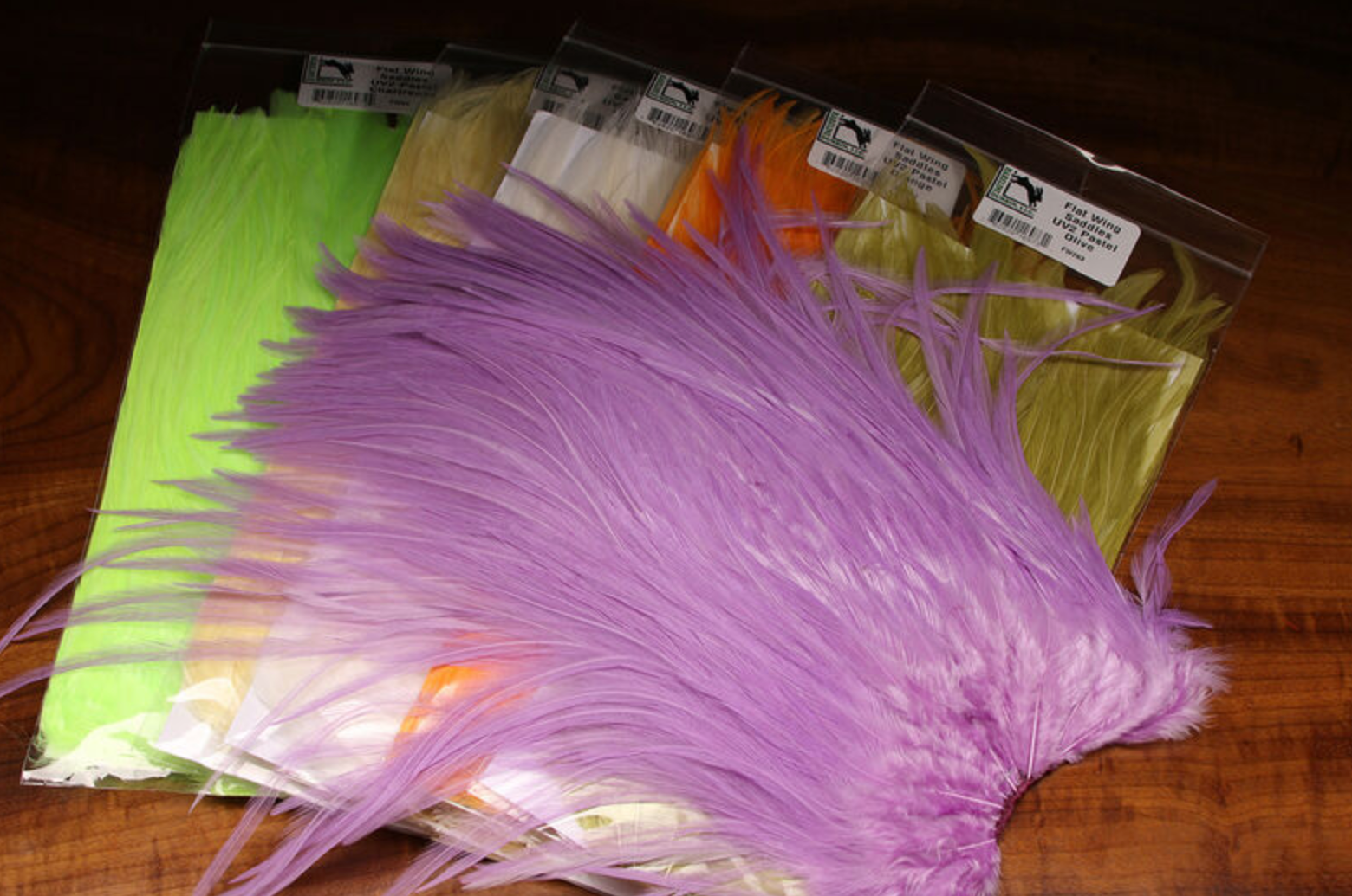 Hareline Flat Wing Saddles