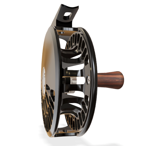 Abel TR 2/3 - Ported Black Finish with Rosewood Handle