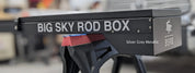 Big Sky Rod Box - Original Fly Rod Carrier - Passenger's Side / Silver Metallic Logo