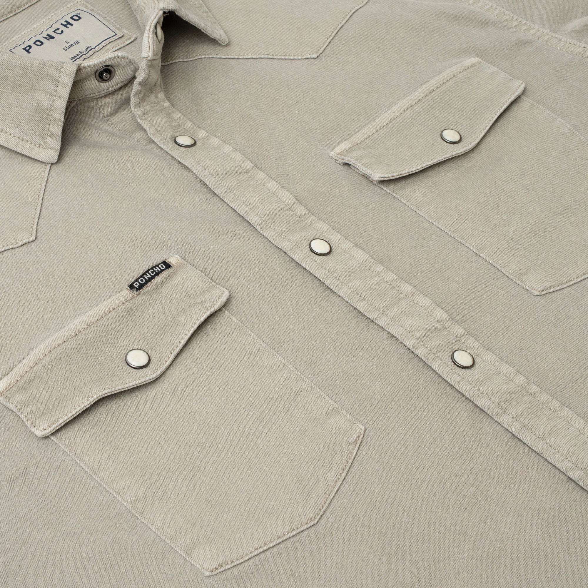 Poncho Outdoors Denim Western Shirt - The Stockton