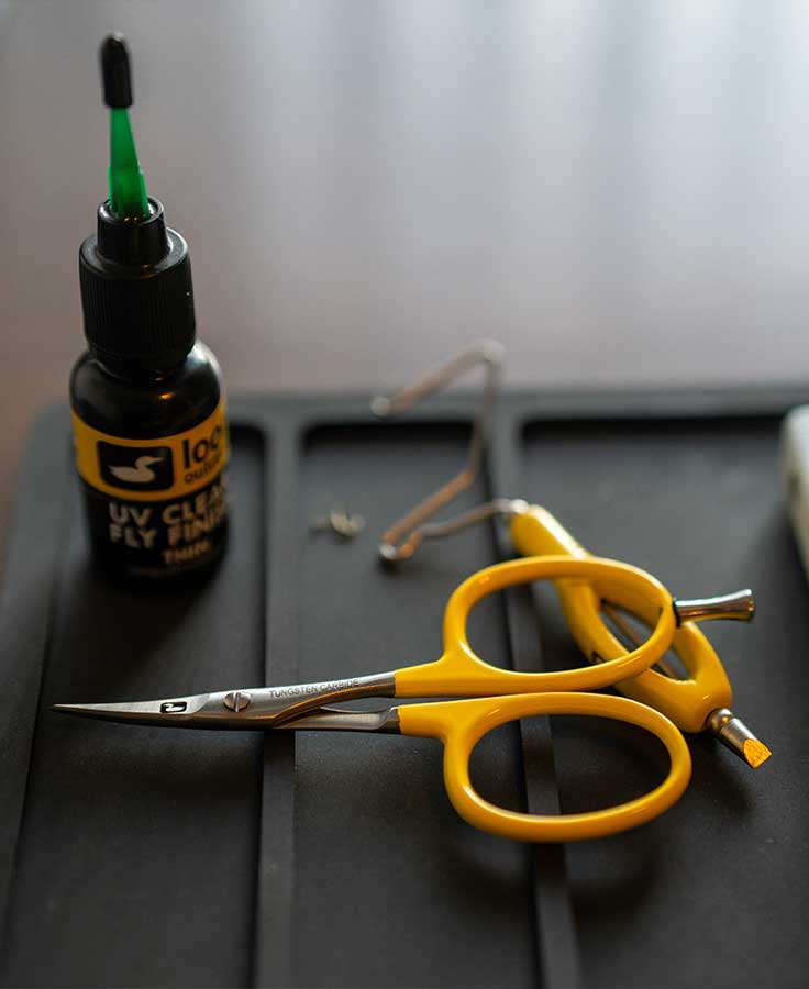 Loon Outdoors Tungsten Carbide Curved Micro Tip Scissors