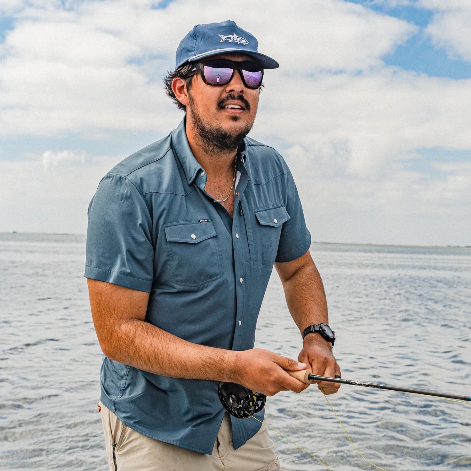 Poncho Outdoors The Dogtooth Short Sleeve Western Shirt