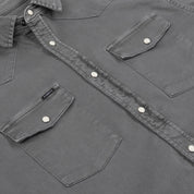 Poncho Outdoors Denim Western Shirt - The Falfurrias