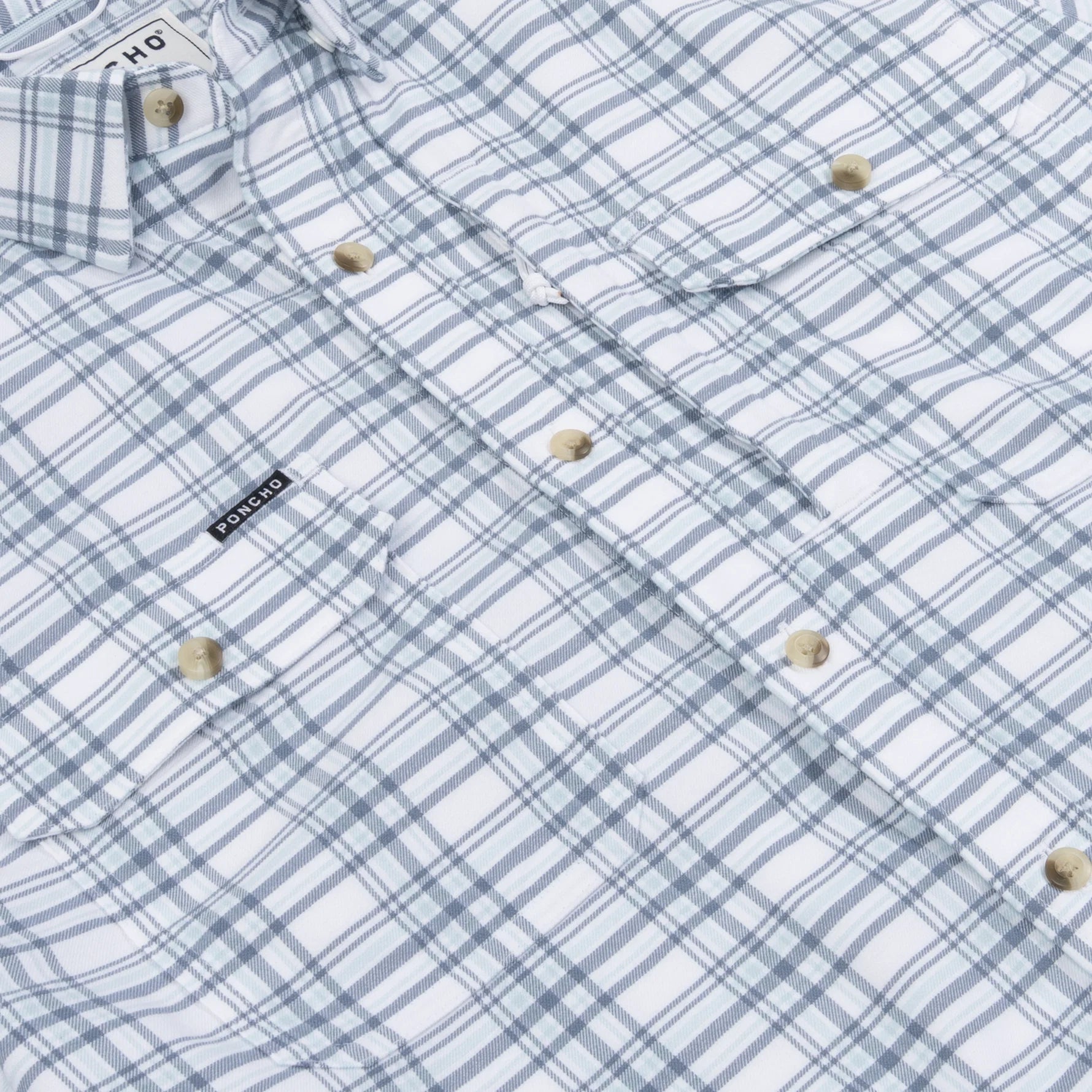 Poncho Outdoors Midweight Performance Flannel - The Fog Horn