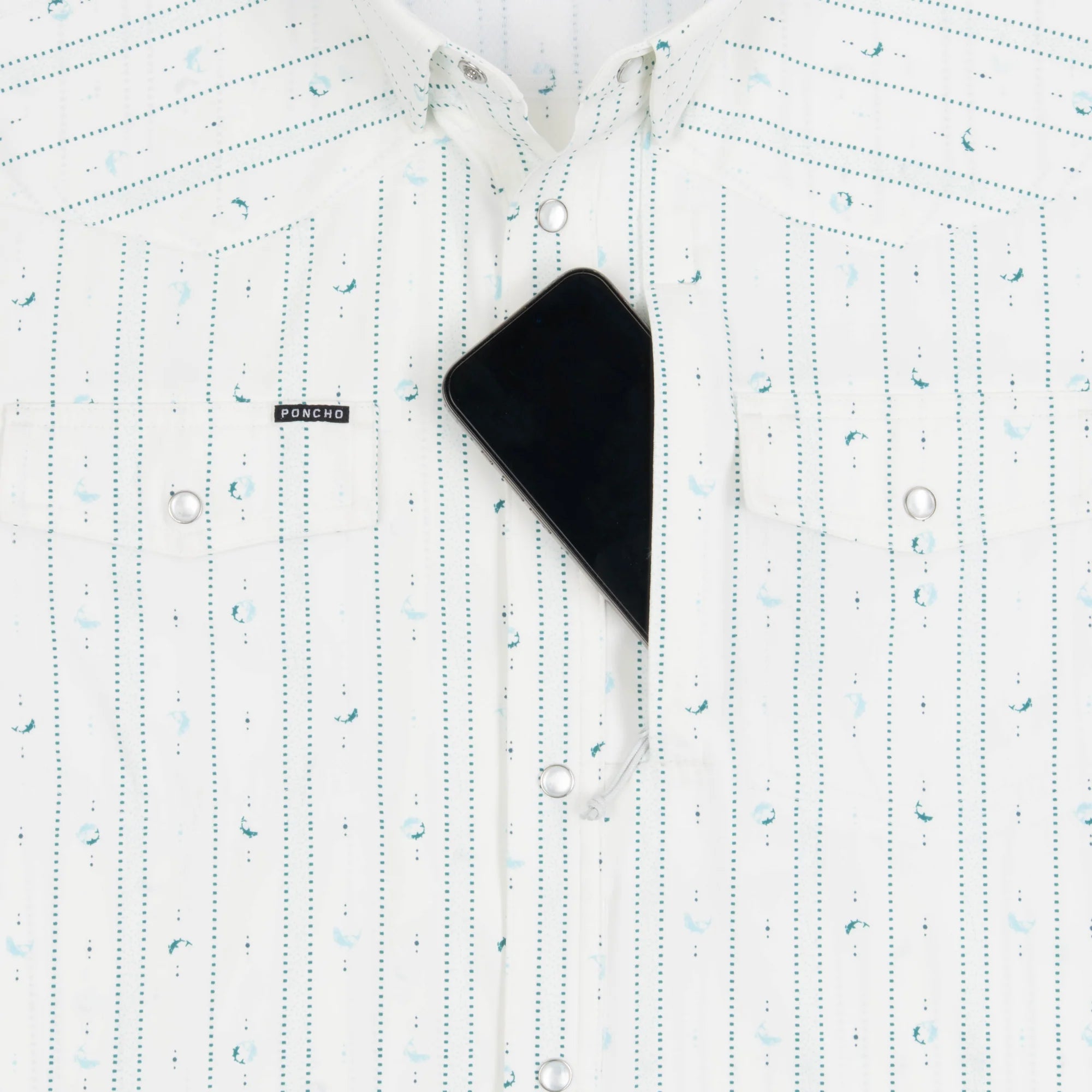 Poncho Outdoors Western Long Sleeve Shirt - The Marsh Harbour